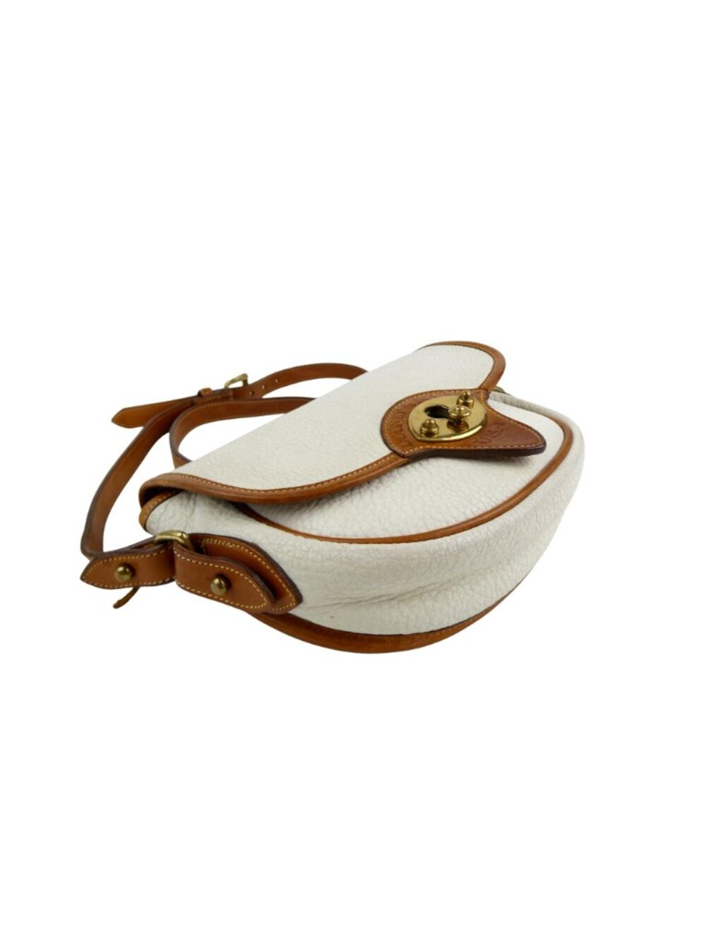 Dooney & Bourke Chalk Tan Pebble Leather Crossbody - Picture 13 of 16